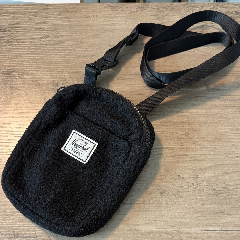 Herschel Supply Company Black Belt Cross Body Bag